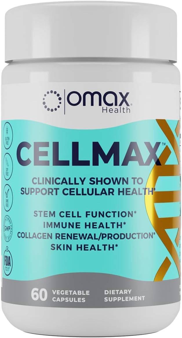 Cellmax - Clinically Proven Cellular Health Support with PolySea Seaweed Extract, Antioxidant Protection, Collagen Boost, Immune Function, Sustainable Formula