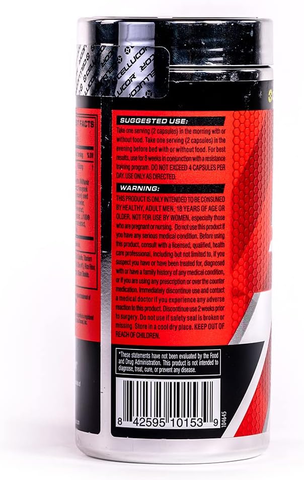Cellucor P6 Original: Ultimate Men's Anabolic Strength & Muscle Support, Energy Boost, 120 Capsules