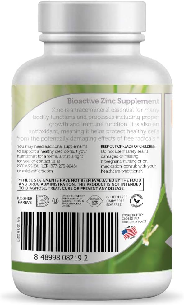 Certified Kosher Zinc Lozenges - 35mg Chewable Tablets for Immune Support - Great Tasting Supplement for Kids and Adults - 90 Lozenges