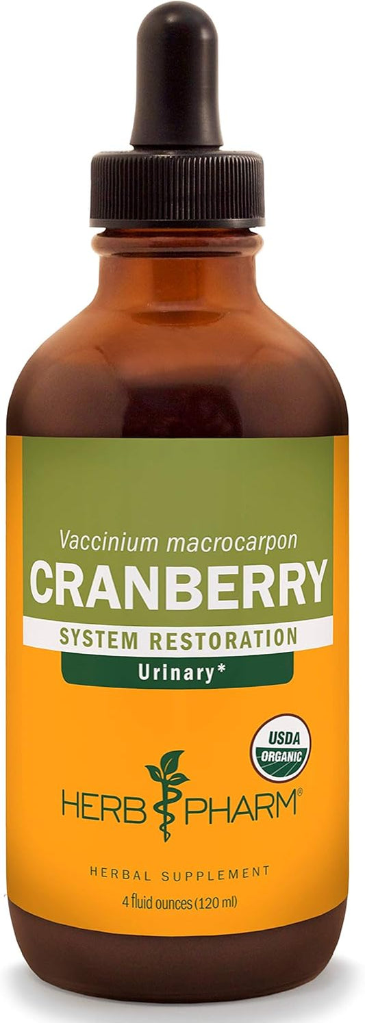 Certified Organic Cranberry Liquid Extract for Urinary Tract Support - 4 oz by Herb Pharm