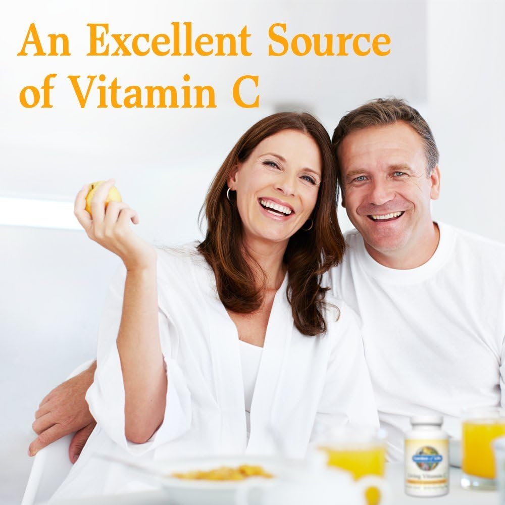 Certified Organic Garden of Life Vitamin C with Antioxidants & Citrus Bioflavonoids - Non-GMO Whole Food Supplement, 60 Count