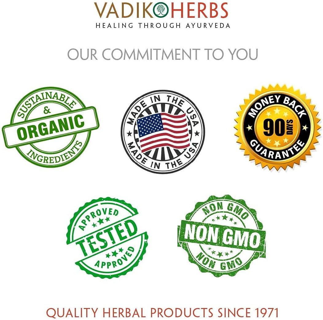 Certified Organic Kalmegh Powder Vegicaps for Immune & Liver Health - Vadik Herbs