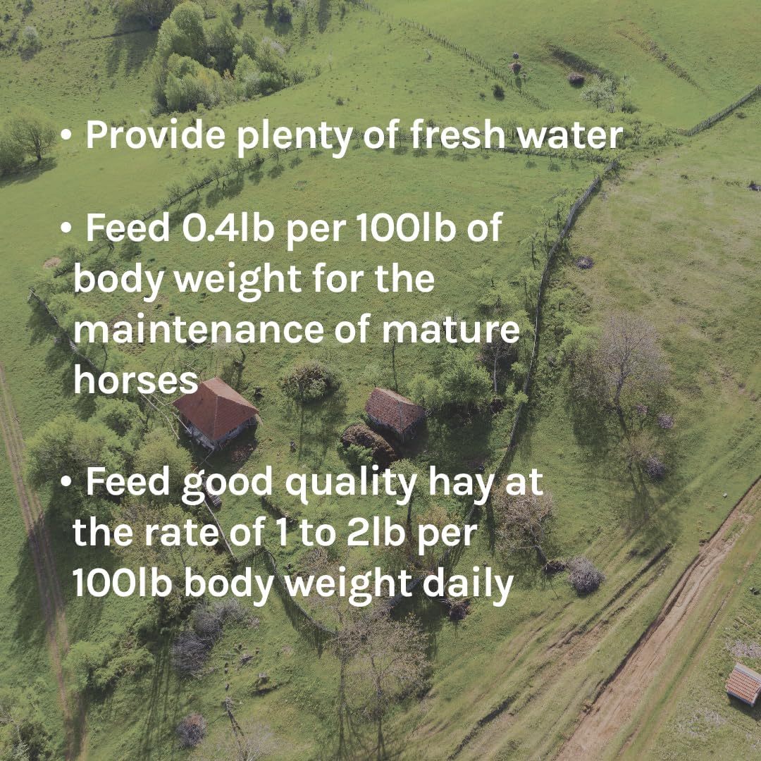 Certified Organic Performance Horse Feed with 12% Protein - Corn-Free and Soy-Free - 40 lbs Horse Feeder with Grains and Oats - Ideal for Horses in Light to Moderate Work