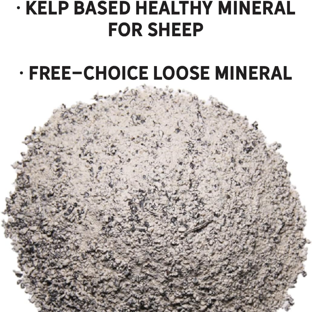 Certified Organic Sheep Kelp Minerals 40 lbs - Non-GMO Healthy Sheep Feeder by New Country Organics