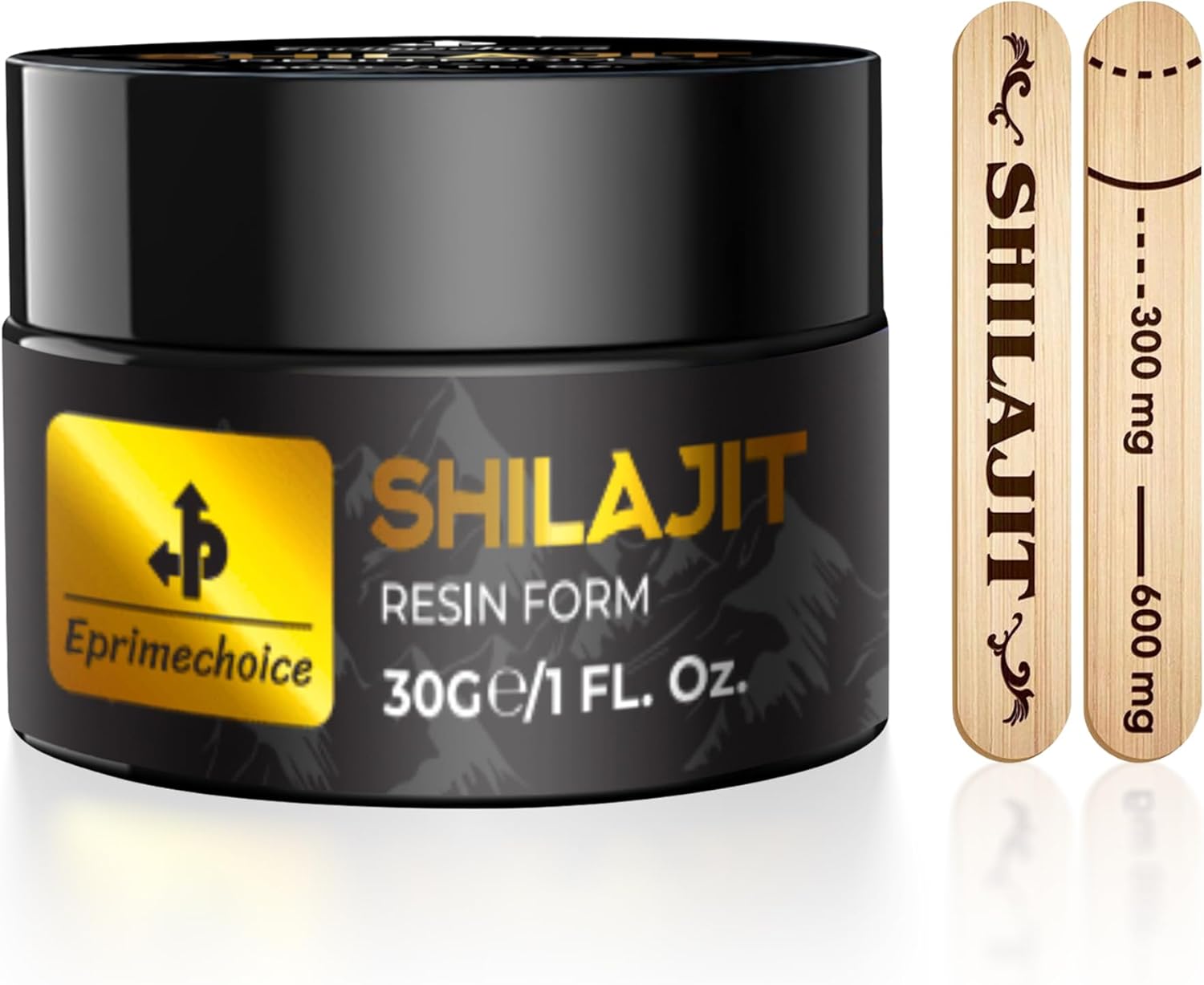 Certified Organic Shilajit Resin with Fulvic Acid - Enriched with 85+ Trace Minerals - Energy and Immune Support - 30g