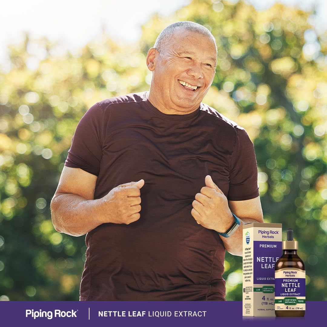 Certified Premium Nettle Leaf Extract Liquid - 4 fl oz - Non GMO, Gluten Free - Alcohol Free Herbal Botanical