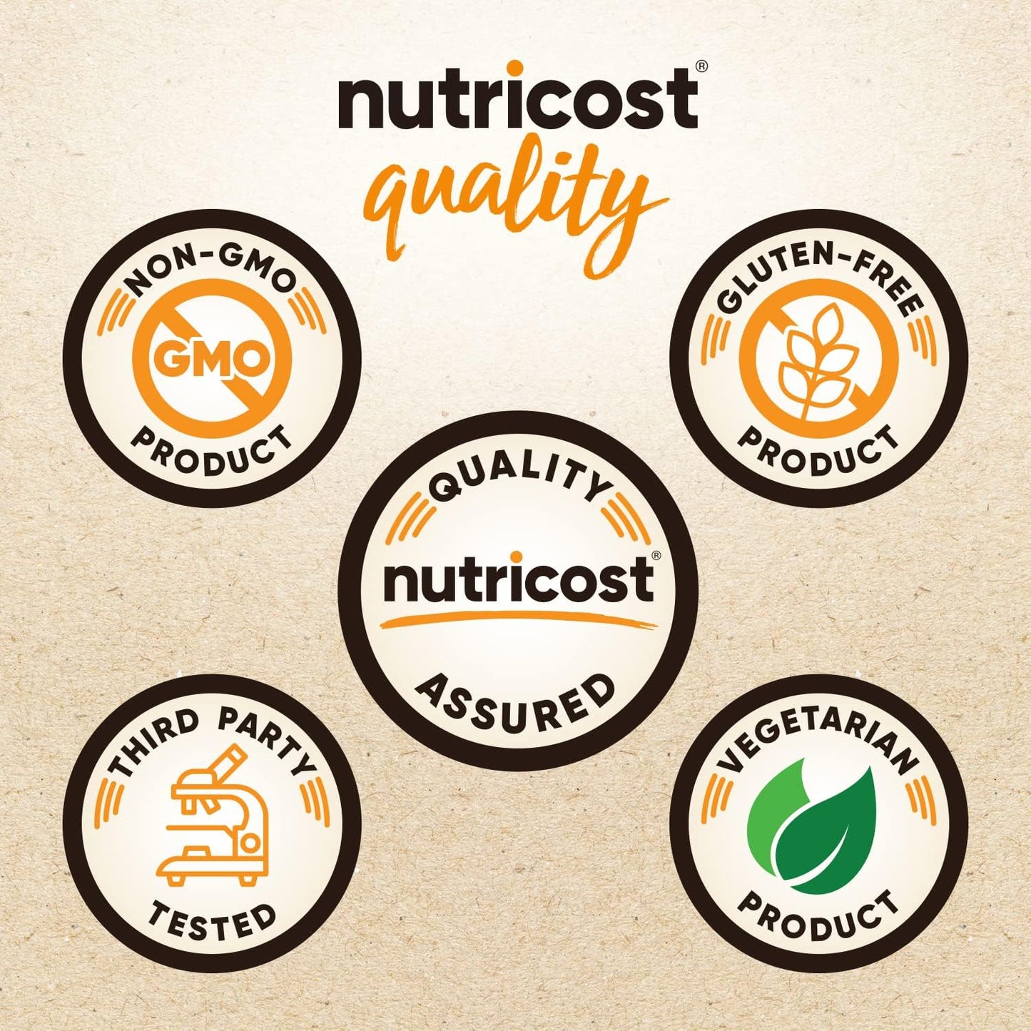 Certified USDA Organic Vanilla Vegan Meal Replacement Shake Powder - Nutricost Organic, Gluten Free Formula