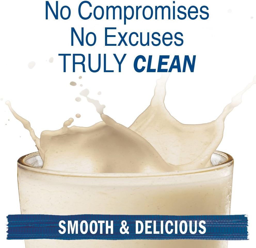 Certified Vegan Vanilla Protein Powder with Probiotics & Enzymes - Organic, Non-GMO, Plant Based, Gluten Free Shake with 22g Protein & 4g BCAAs (20 Servings)