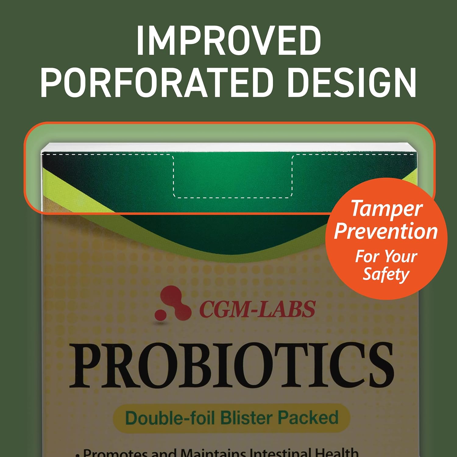 CGMLABS Probiotics 20 Billion Live Cells Enteric Coated Veg Capsules for Men and Women - 60 Caps by CGM Labs