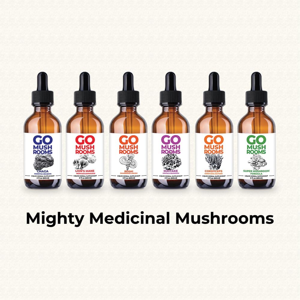 Chaga Mushroom Dual Extract Tincture - Immune System Support Supplement - Antioxidant Rich - 2 fl oz