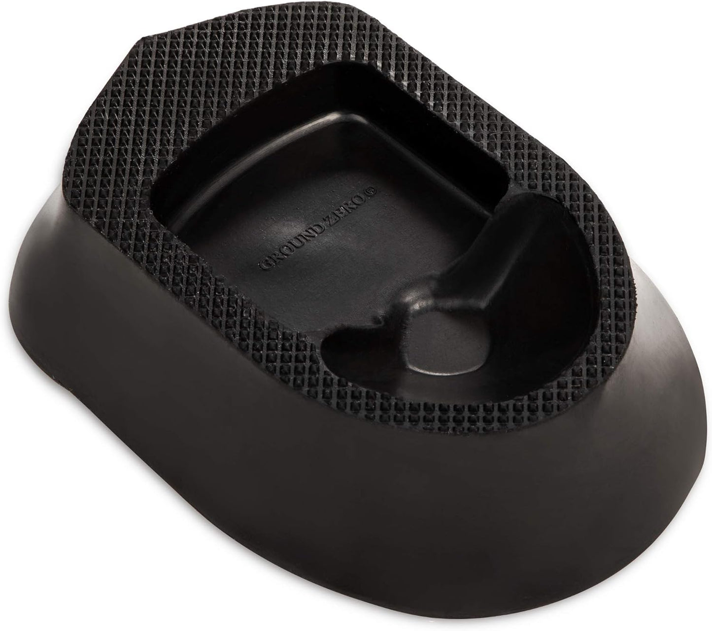 Champion Sports 1" Black Football Kicking Tee - Ball Holder for Kickoff Practice - Kicking Block for Adults, Kids, Coaches