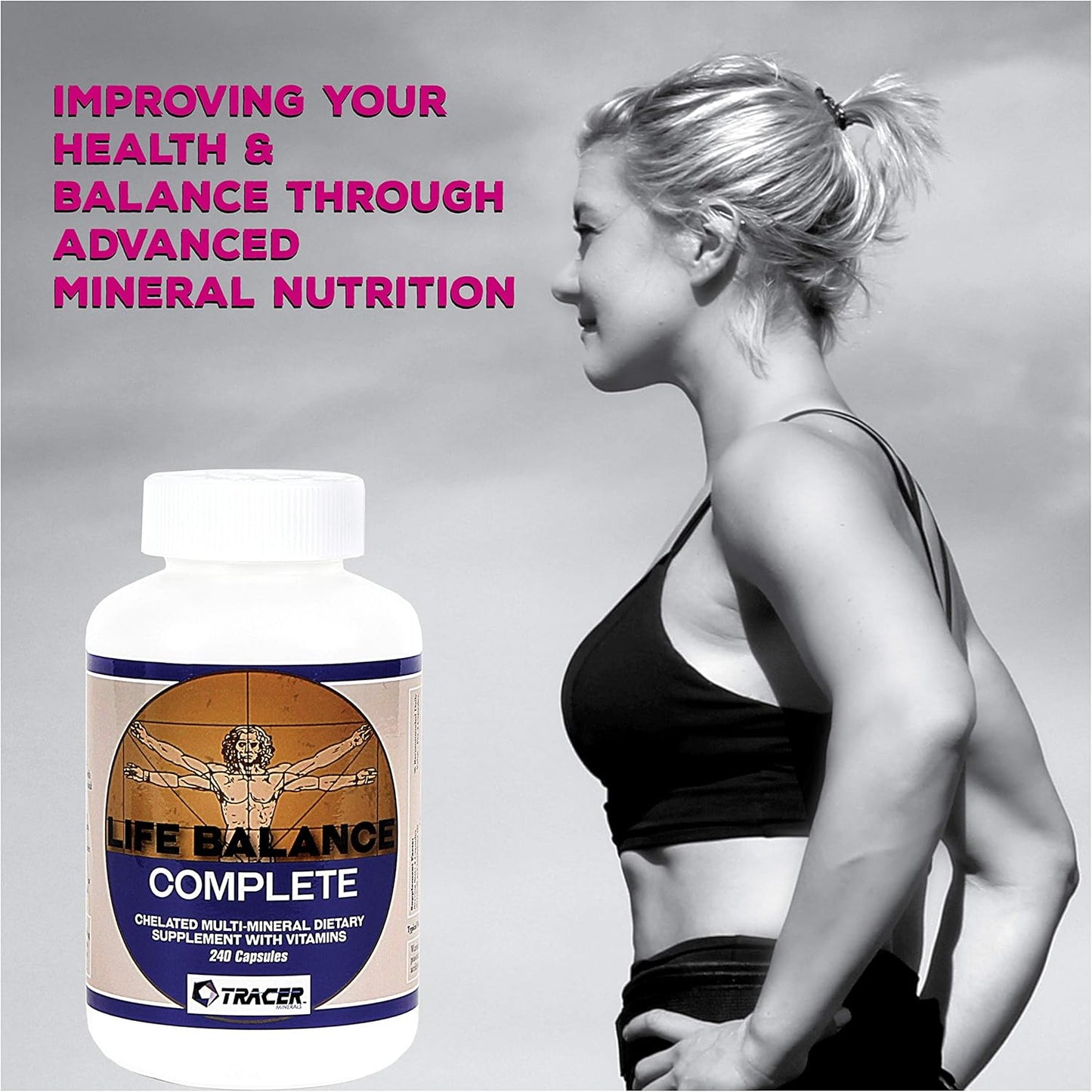 Chelated Multi-Mineral Dietary Supplement with Vitamins - Real Amino Acid Chelated Trace Minerals - Fill Nutritional Gaps - Made in USA - 240 Capsules