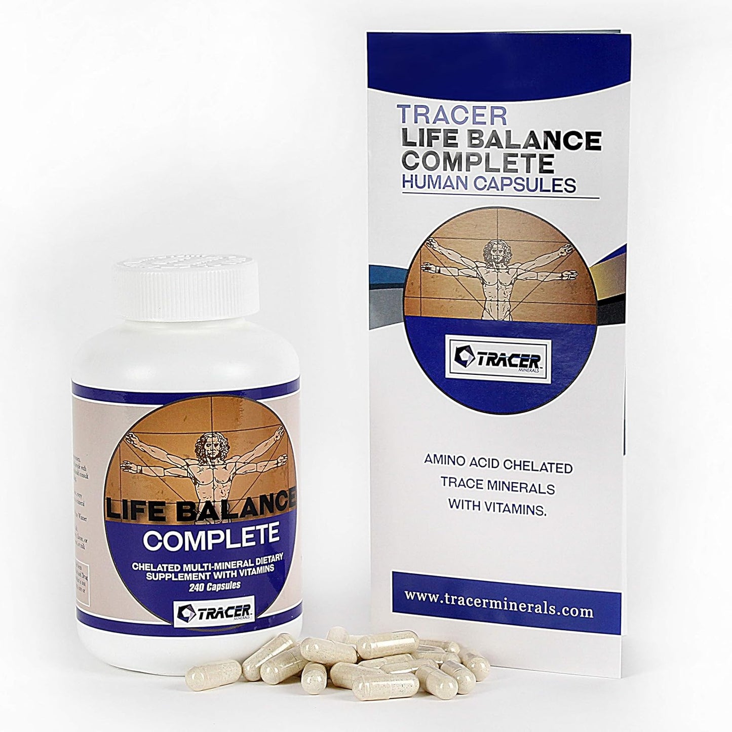 Chelated Multi-Mineral Dietary Supplement with Vitamins - Real Amino Acid Chelated Trace Minerals - Fill Nutritional Gaps - Made in USA - 240 Capsules