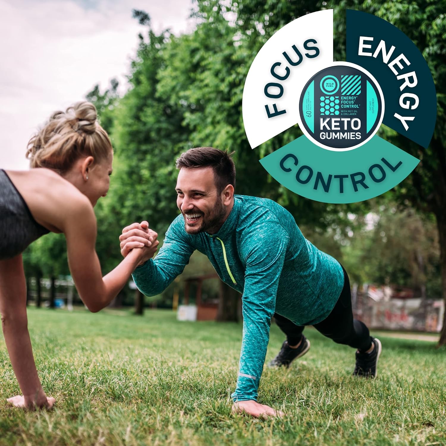 Cherry Collagen MCT Oil Gummies for Keto Energy Boost - Pre Workout Metabolism Booster Candy - 60 Gummy Chews for Men and Women, Low Carb & Calorie