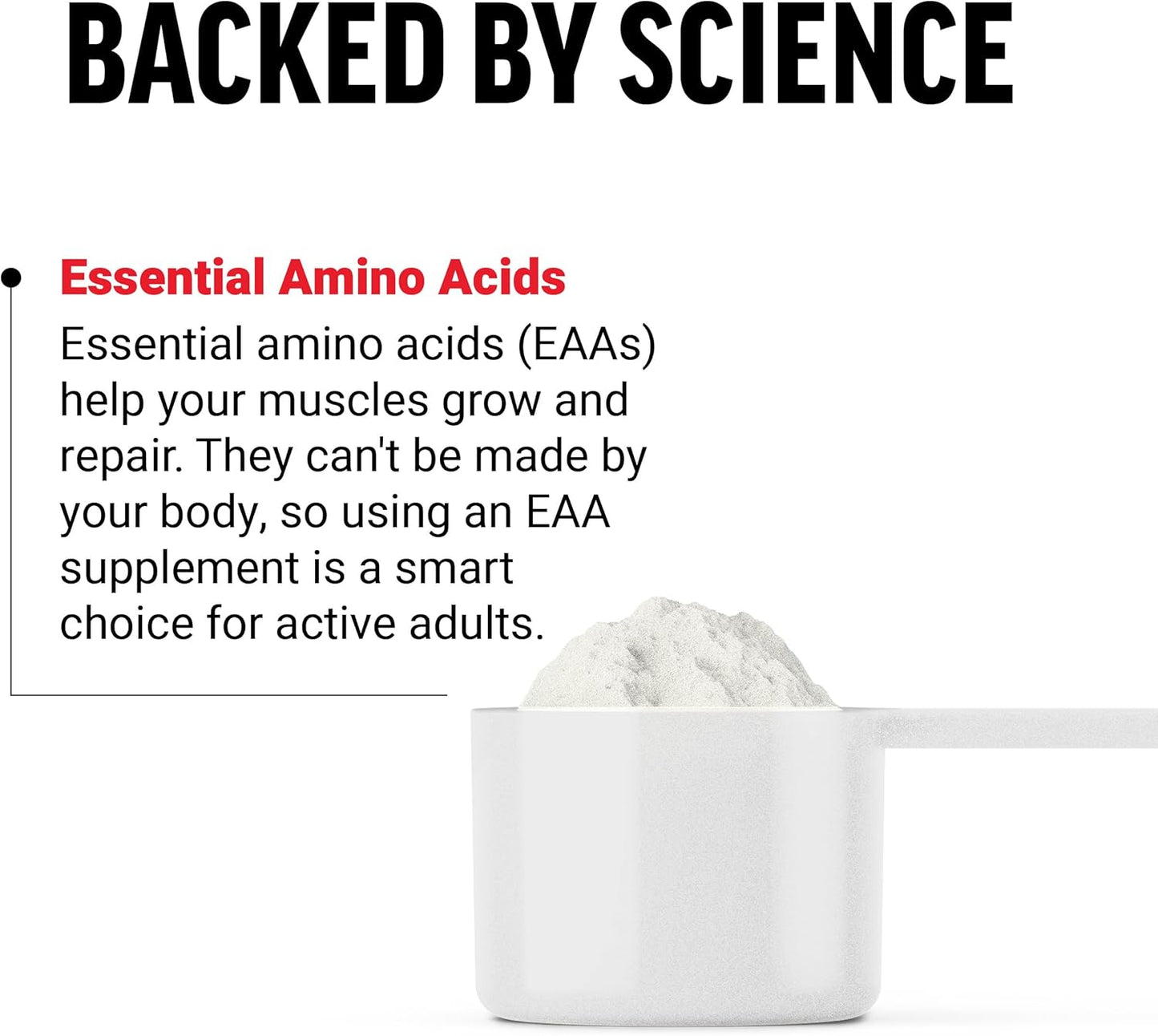 Cherry Limeade Amino Acids Powder - Full Spectrum EAAs Supplement for Muscle Recovery, 30 Servings for Men and Women