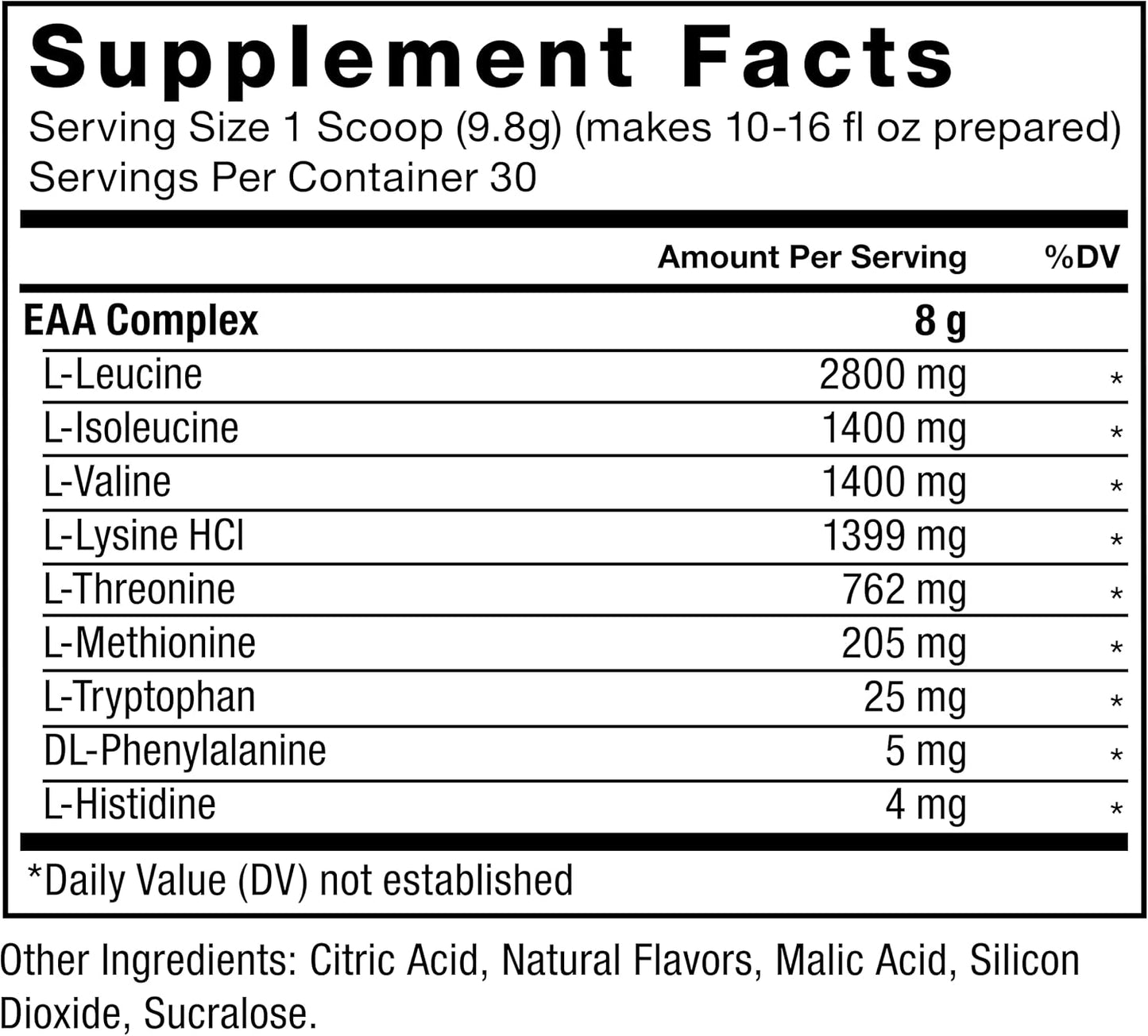 Cherry Limeade Amino Acids Powder - Full Spectrum EAAs Supplement for Muscle Recovery, 30 Servings for Men and Women