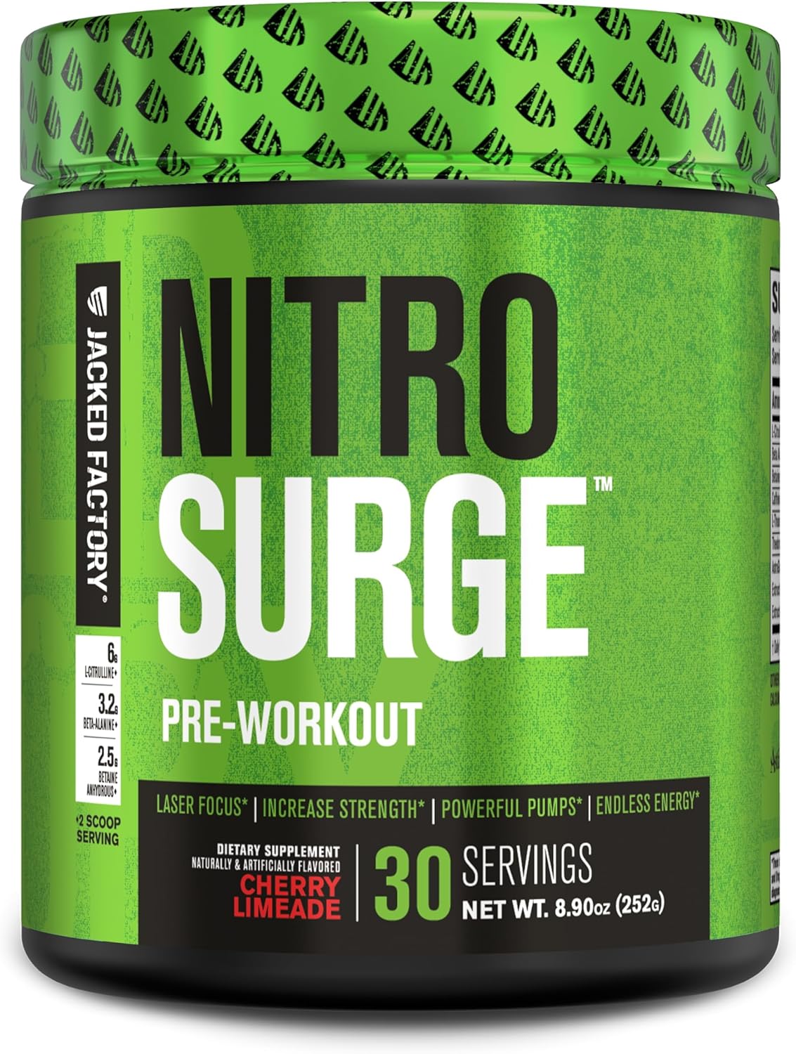 Cherry Limeade Pre Workout Creatine Powder for Muscle Growth and Strength Boost