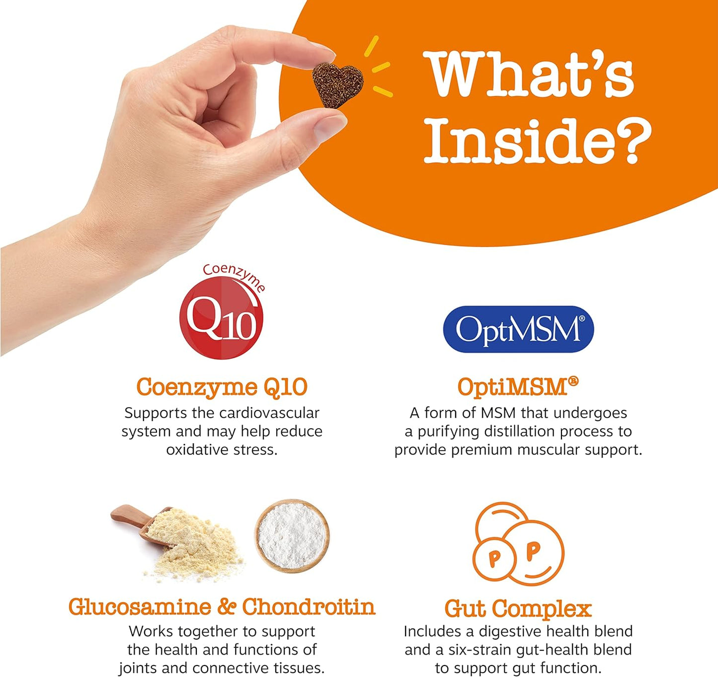 Chewable Dog Multivitamin with Omega 3 Fish Oil for Joints, Skin, and Coat - Peanut Butter Flavor - 90 Count