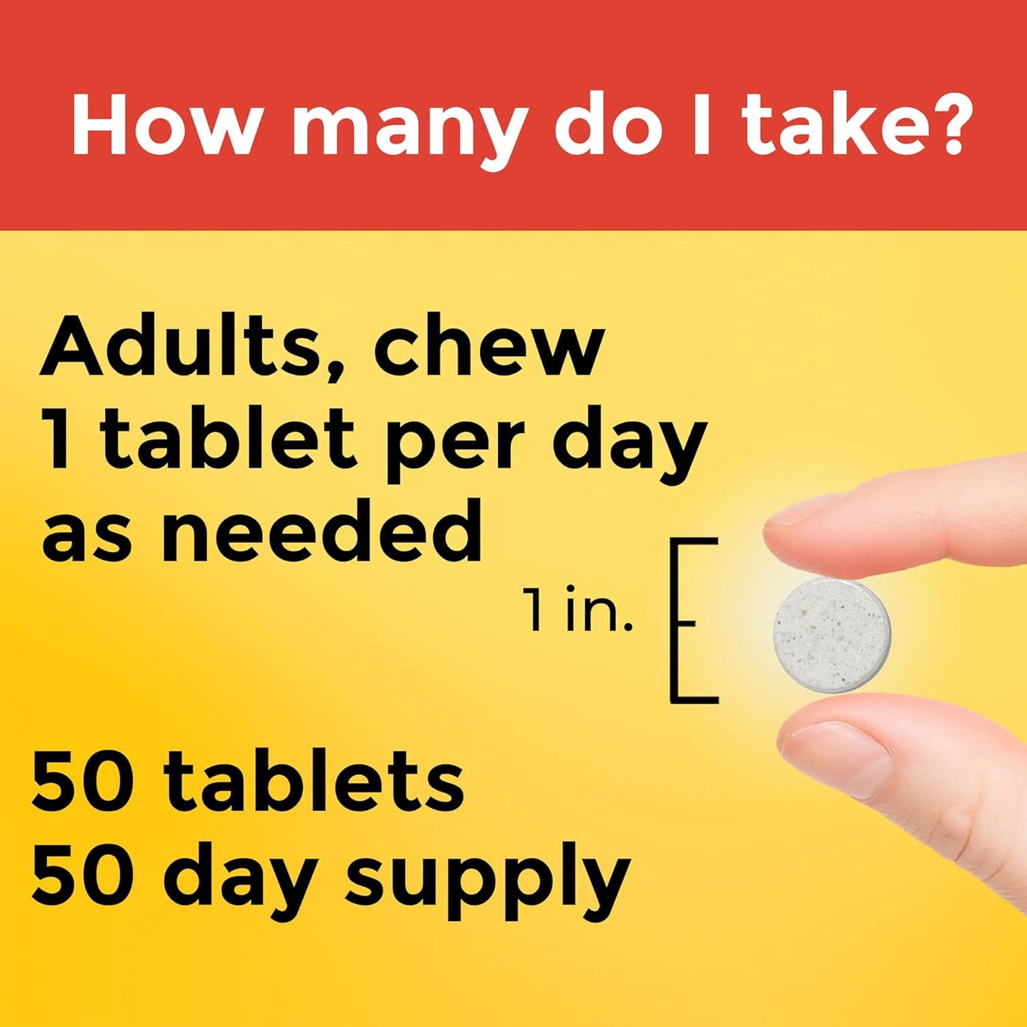 Chewable L-Theanine Supplement 200mg for Stress Relief - 50 Chewable Tablets