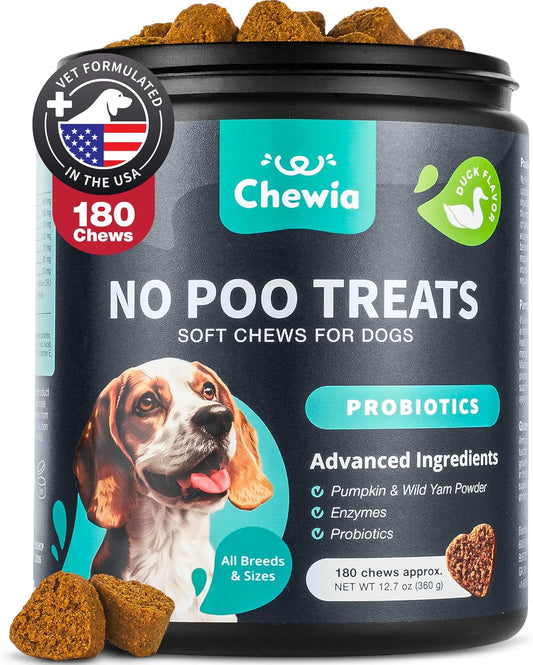 Chewable Probiotic Supplement for Dogs - Supports Digestion for All Breeds - Pet Supplies by CHEWIA