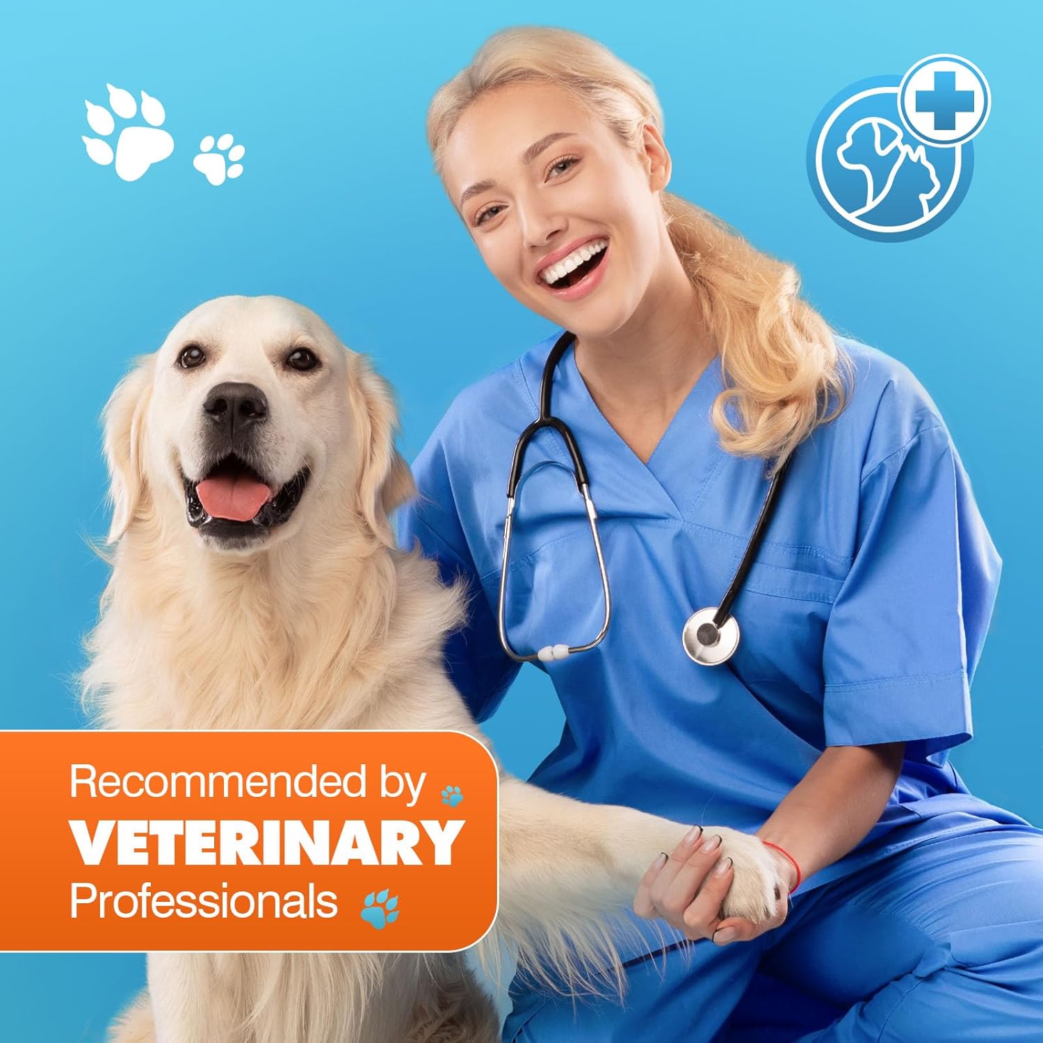 Chicken Flavored Probiotic Chews for Dogs & Cats - Supports Gut & Immunity Health, Digestive Health, Diarrhea, Seasonal Allergies - 30 Chews含 Prebiotics & Probiotics