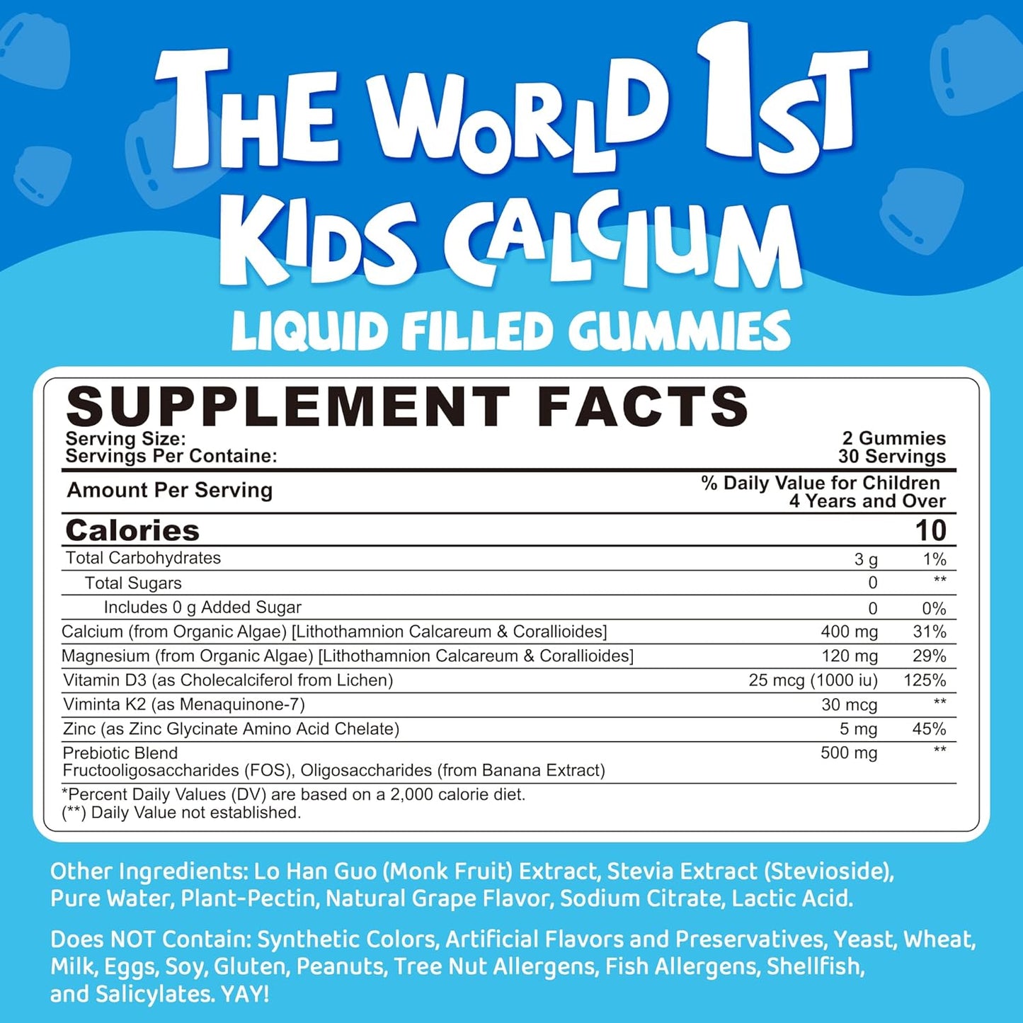 Children's Bone Health & Energy Support Bundle - Calcium & Iron Supplements