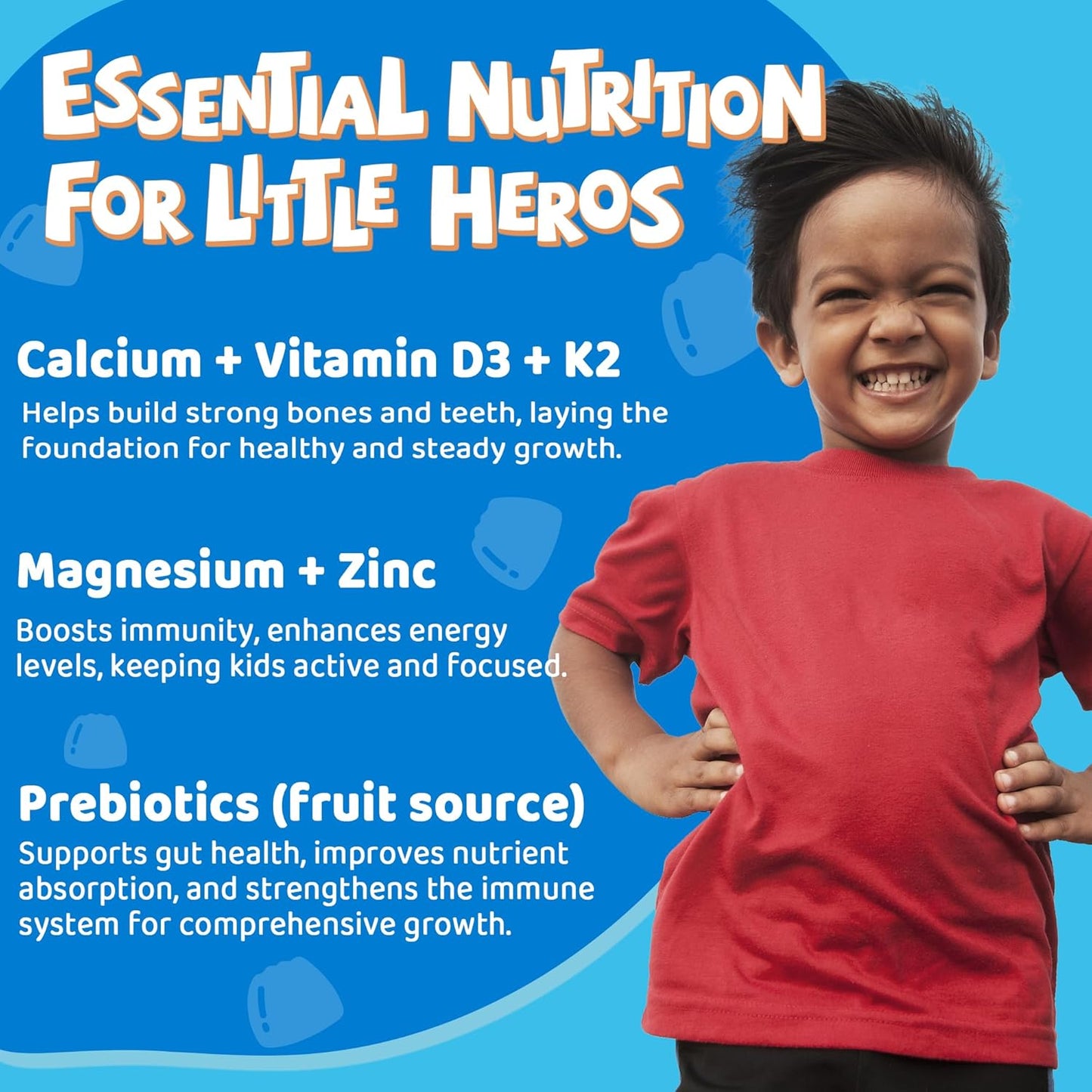 Children's Bone Health & Energy Support Bundle - Calcium & Iron Supplements
