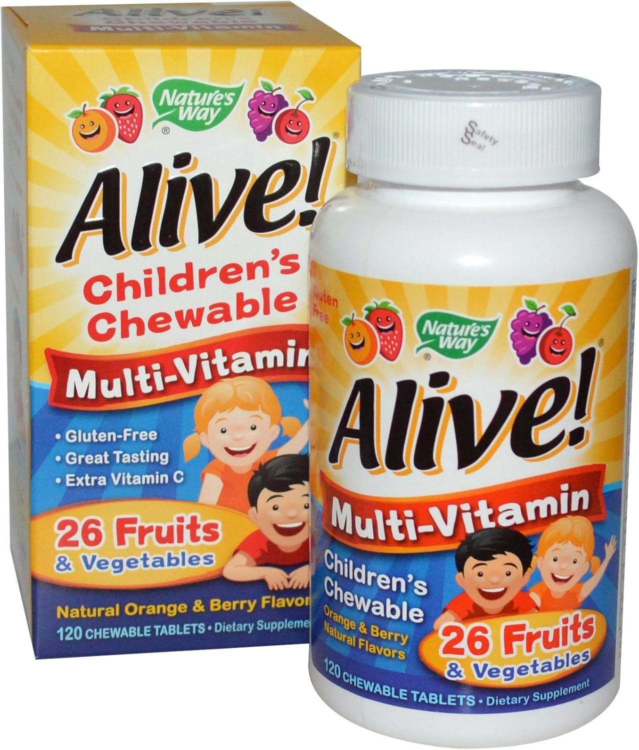 Children's Multivitamin Chewables - Nature's Way Alive, 120 Tablets