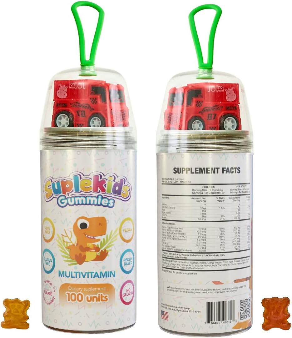 Children's Multivitamin Gummies - Suplekids Kids Vitamins for Immune Support