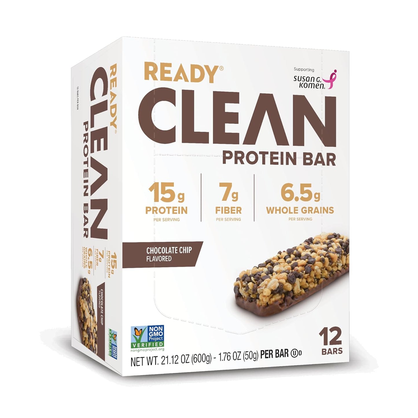 Chocolate Chip Ready Clean Protein Bar - Delicious and Nutritious Snack for On-the-Go Energy Boost
