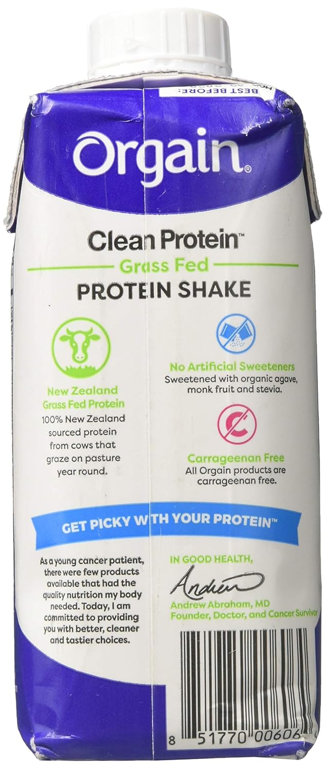 Chocolate Fudge Orgain Whey Protein Shake - 11 oz Bottle