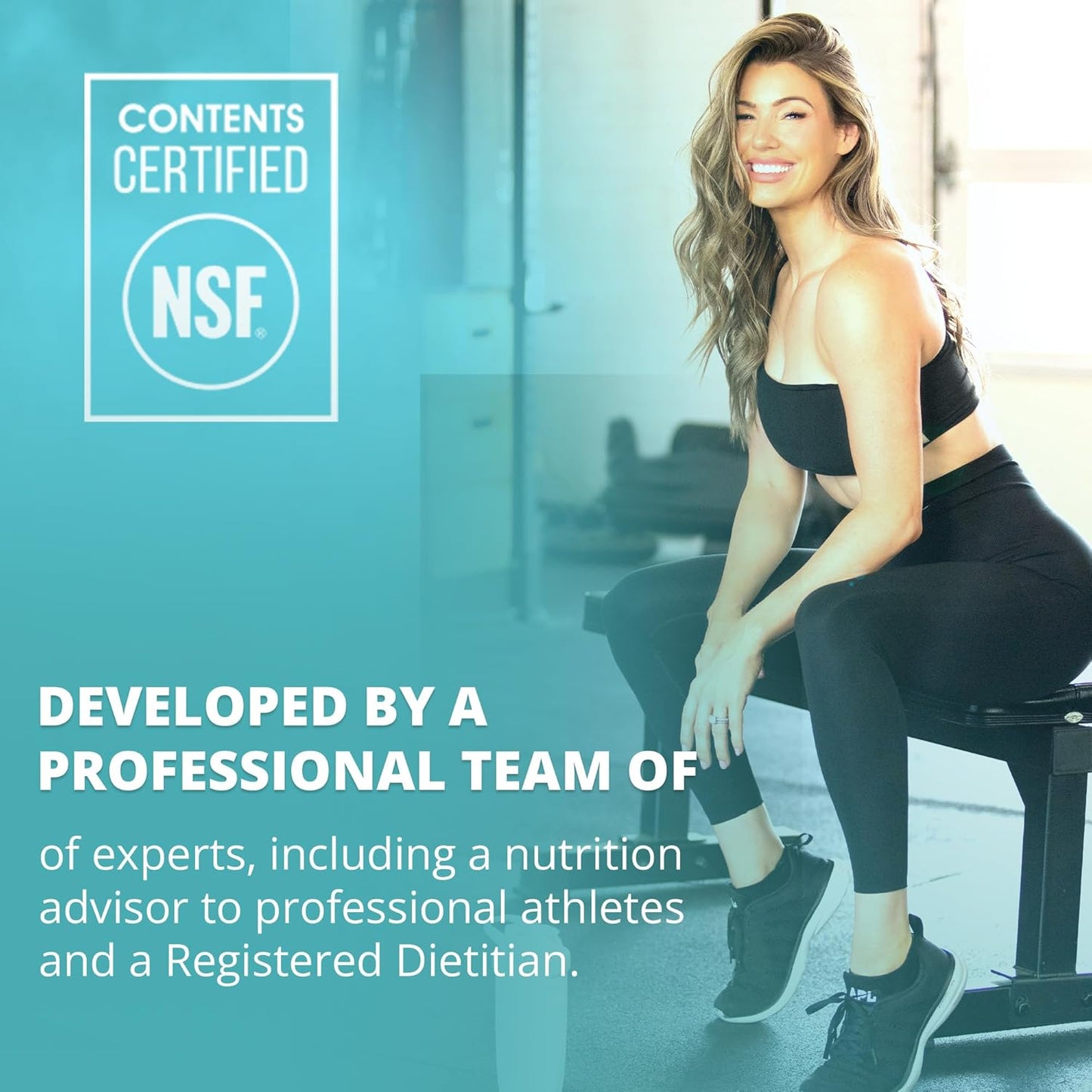 Chocolate Gelato Flavored Plant-Based Protein Powder with 25g of Protein Per Serving - NSF Certified - 30 Servings