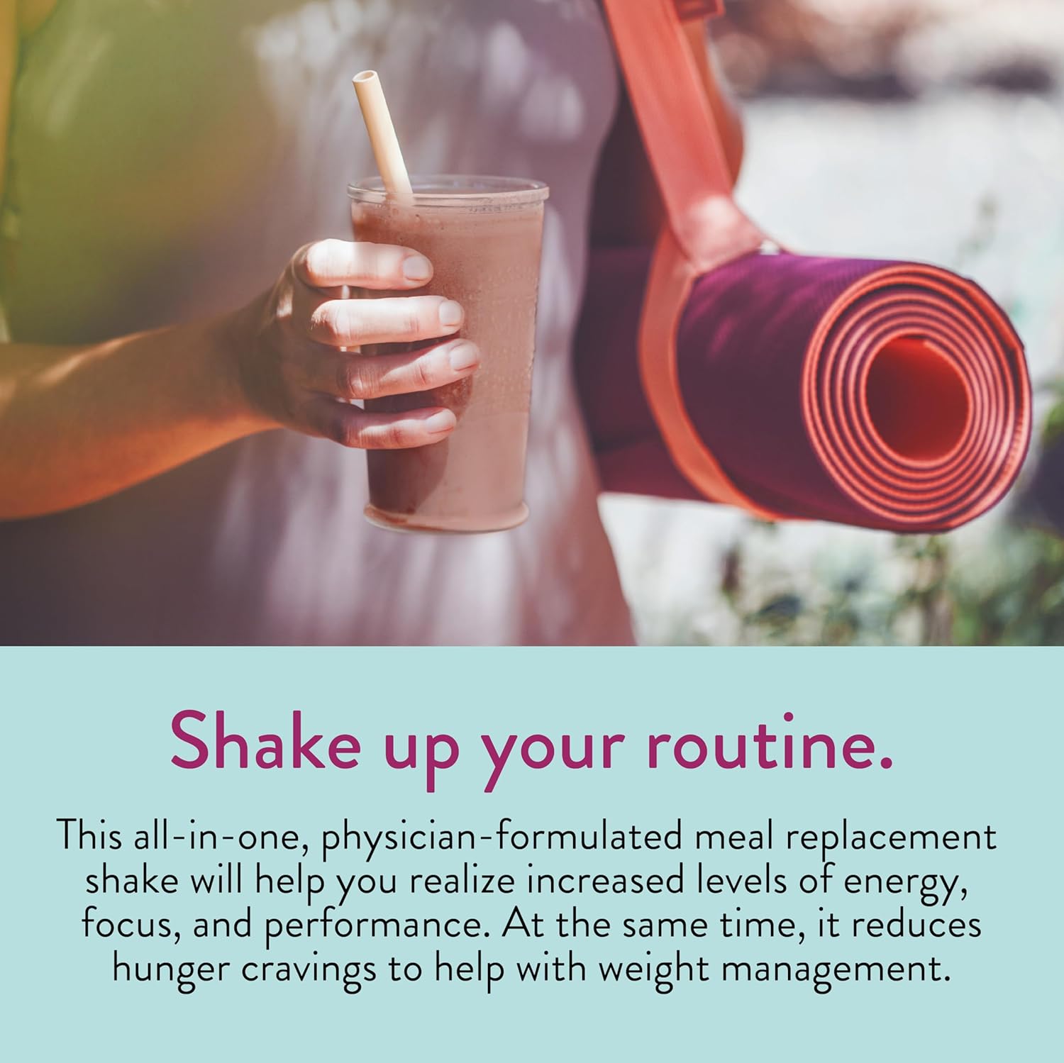 Chocolate Keto Green Protein Shake - Vegan Powder Drink, Supports Gut Health, Natural Detox (40 Servings)