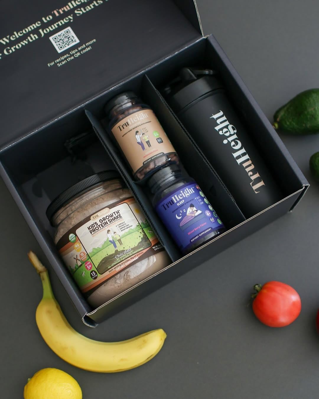 Chocolate Milk Flavored TruHeight Growth Protein Shake for Kids & Teens - Plant-Based Natural Protein Powder for Healthy Growth & Development - Pediatrician Approved - Vitamins & Minerals for Ages 5+