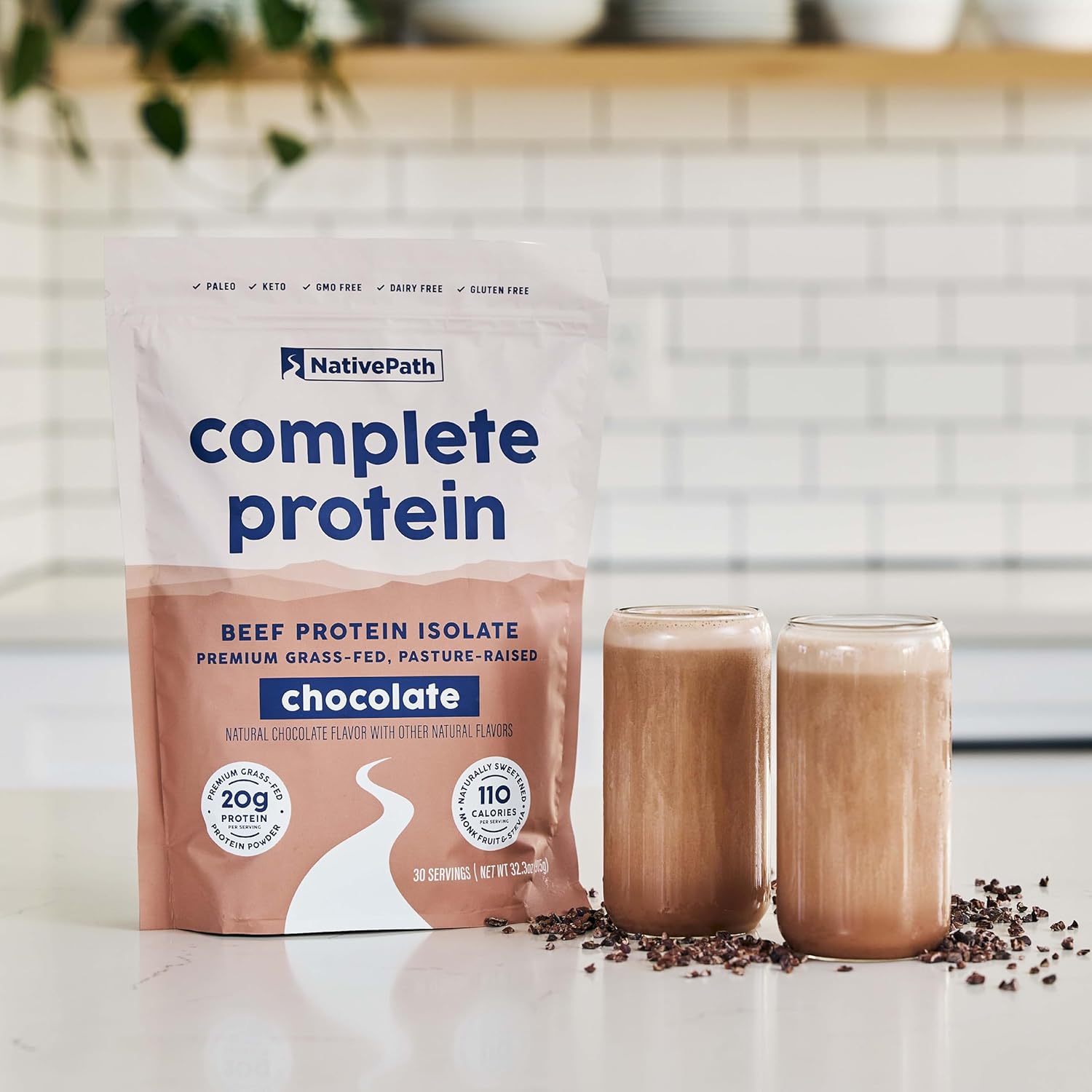 Chocolate NativePath Complete Protein Powder - 30 Servings