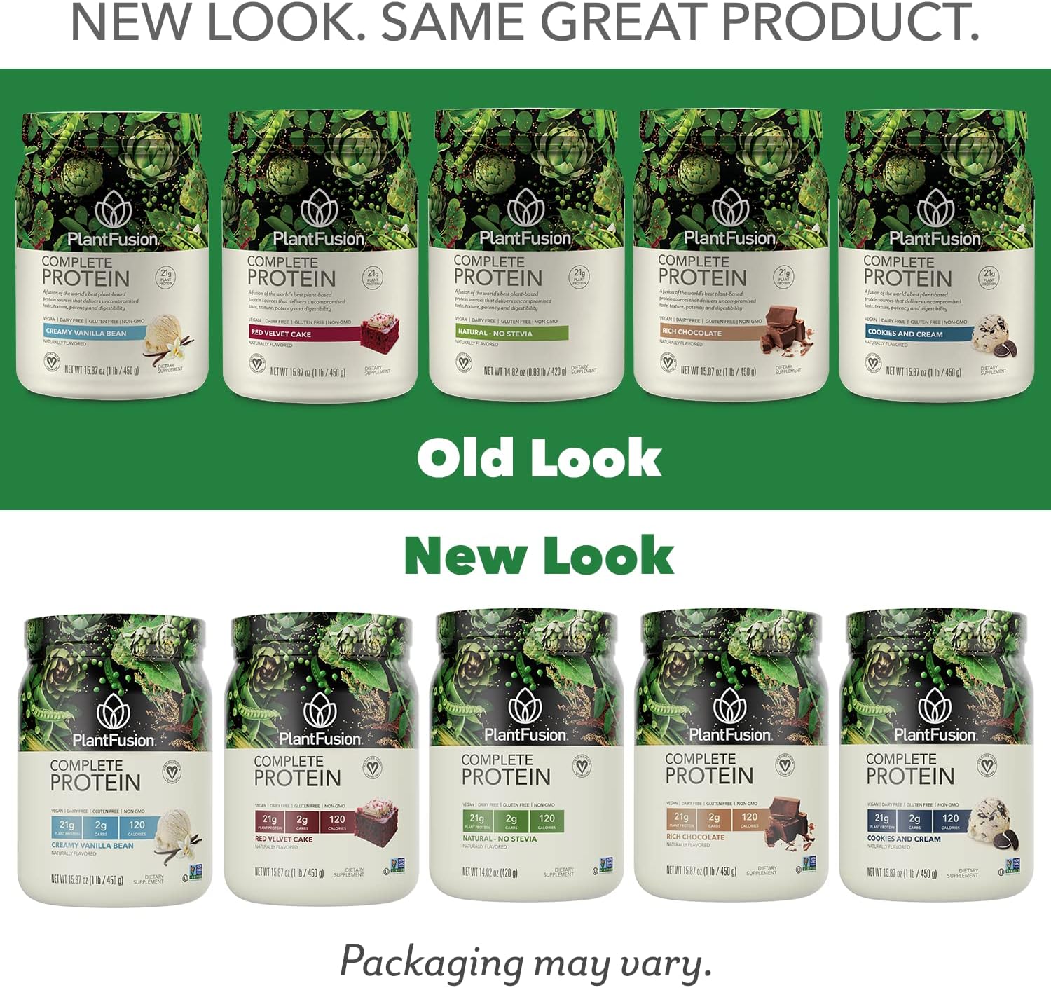 Chocolate PlantFusion Vegan Protein Powder - Plant-Based With BCAAs, Digestive Enzymes, and Pea Protein - Gluten-Free Keto Shake - Non-Dairy Formula with No Sugar - 2 lb Pack