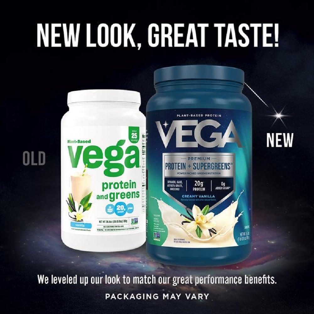 Chocolate & Vanilla Vega Protein & Greens Bundle - 25 Servings Each, Plant Based Powder for Keto, Gluten-Free, Vegan, Non-GMO, Dairy-Free, Soy-Free, Lactose-Free