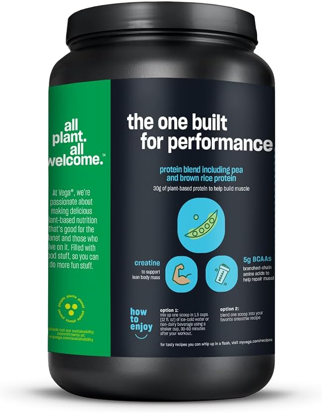 Chocolate Vega Protein Powder with Added Creatine - 23.4oz Size