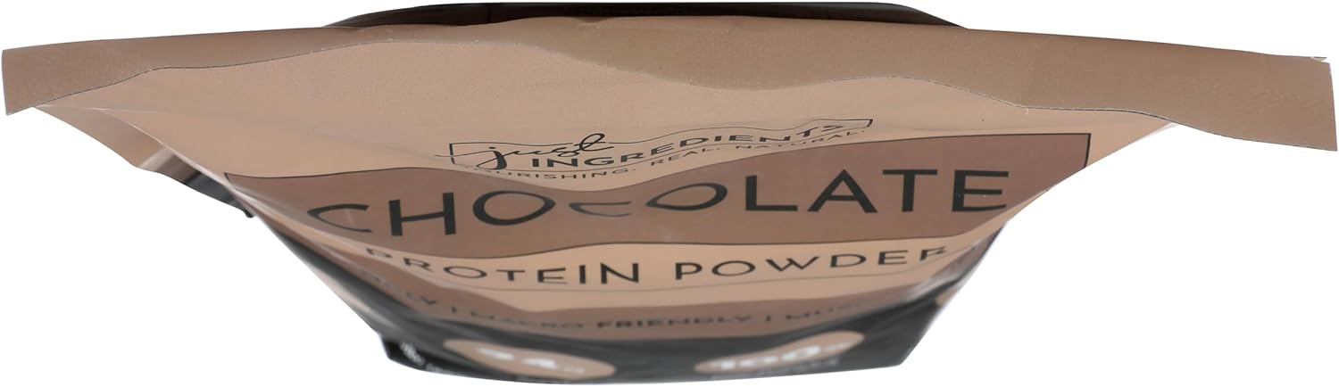 Chocolate Whey Protein Powder, 23.28 OZ by Just Ingredients - Premium Quality Supplement for Muscle Recovery and Growth