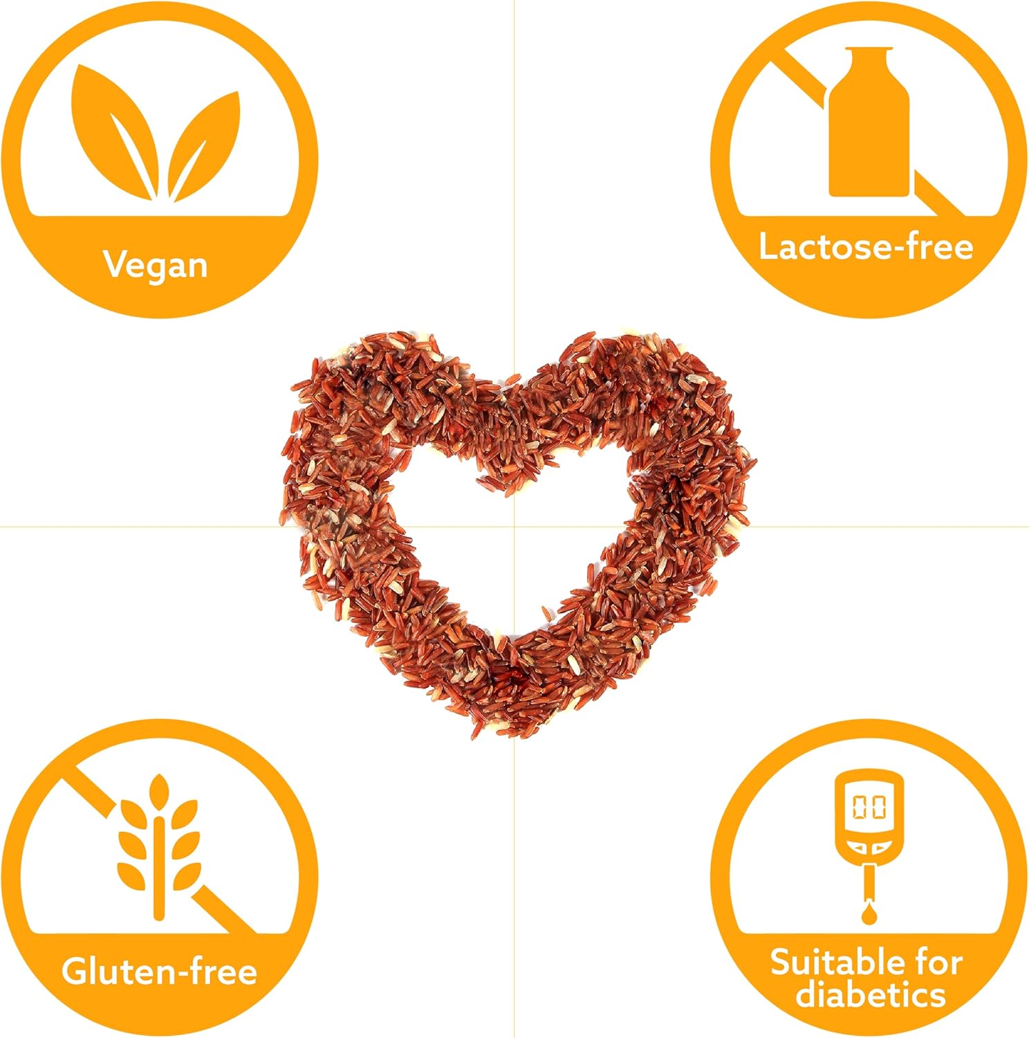 Cholesterin Komplex Supplement | 30 Vegan Tablets | Red Yeast Rice Extract with Monacolin K | Gluten-Free & Lactose-Free | Made in Europe