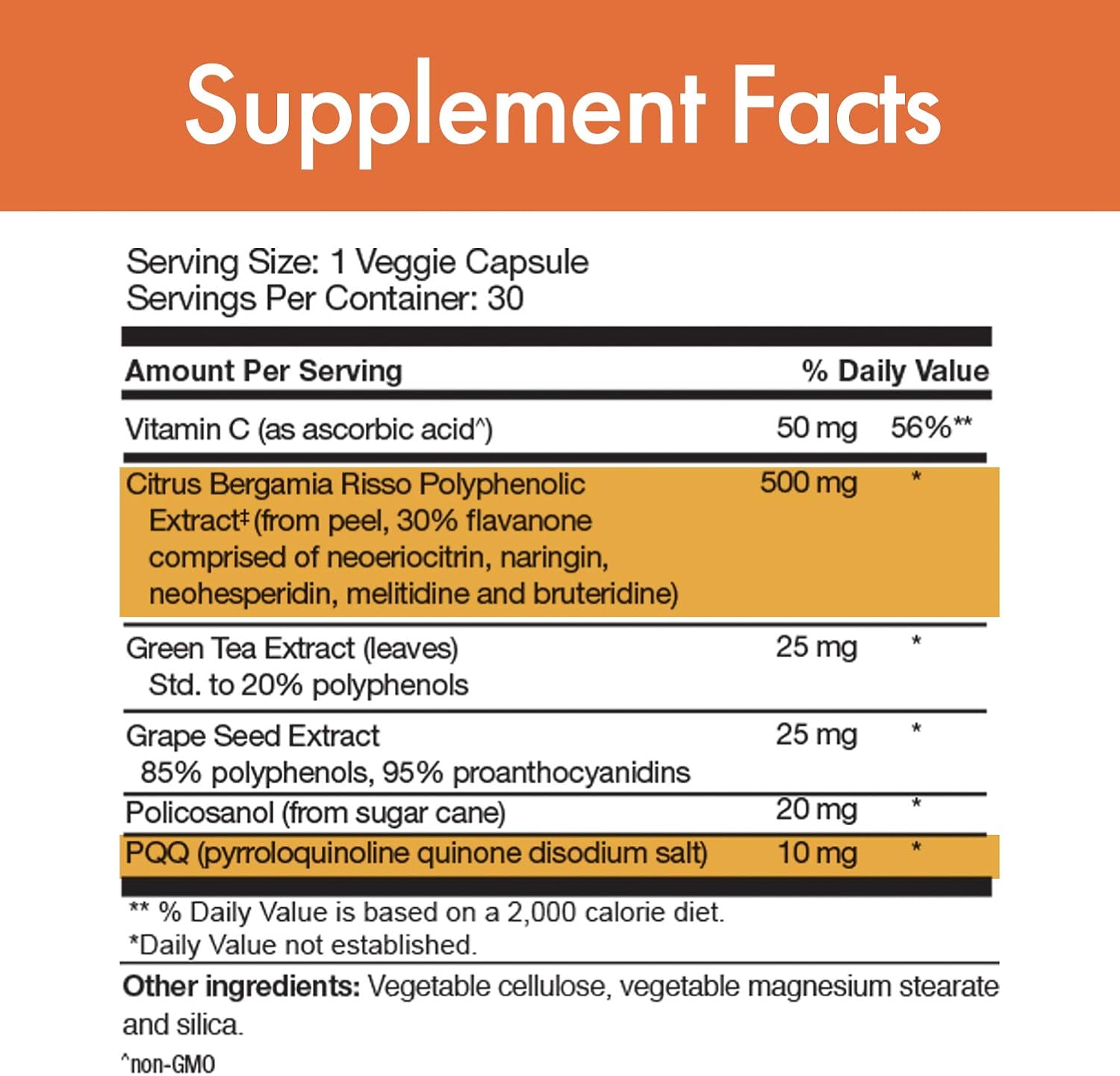 Cholesterol360 Ultra: Heart Health & Blood Vessel Support - Anti-Aging Supplements with PQQ, Vitamin C, Bergamonte, Green Tea & Grape Seed - 30 Vcaps