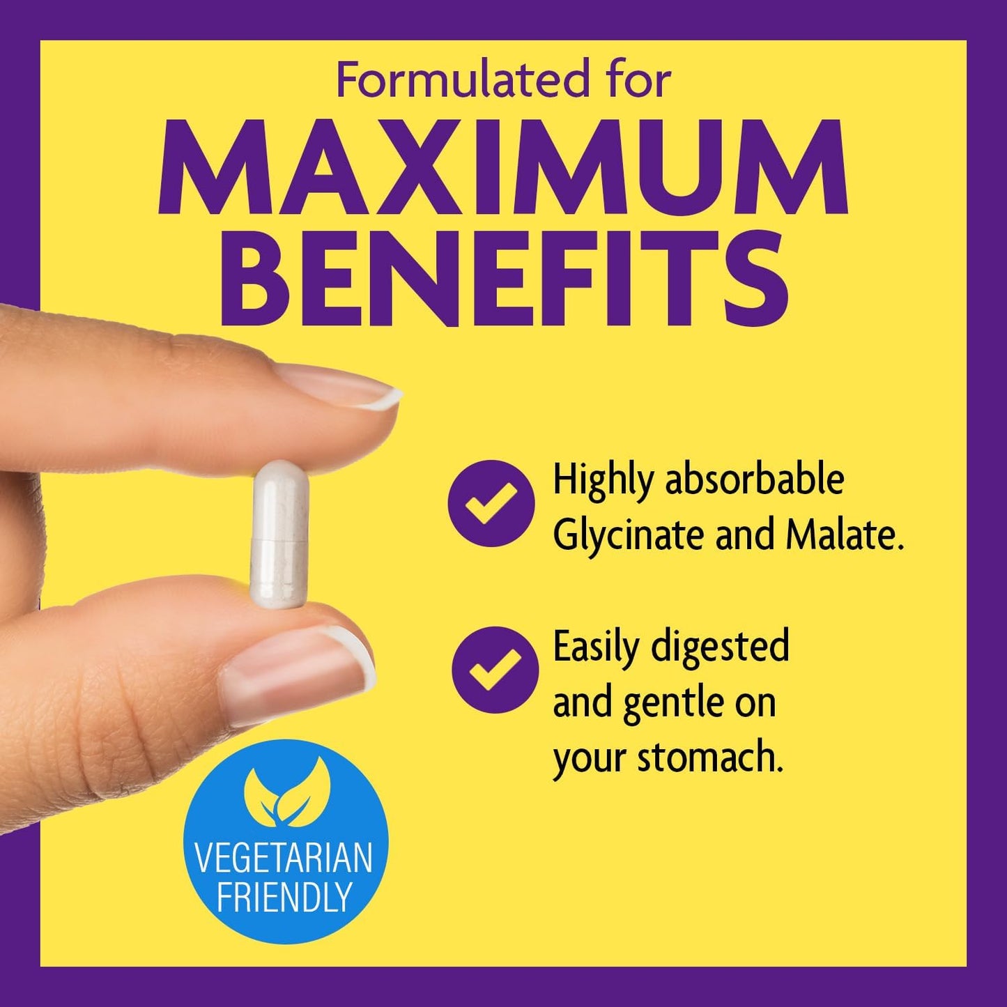 Choline Bitartrate and Advanced Magnesium Bundle for Memory and Brain Health Boost - 100 Capsules Choline, 150 Capsules Magnesium.
