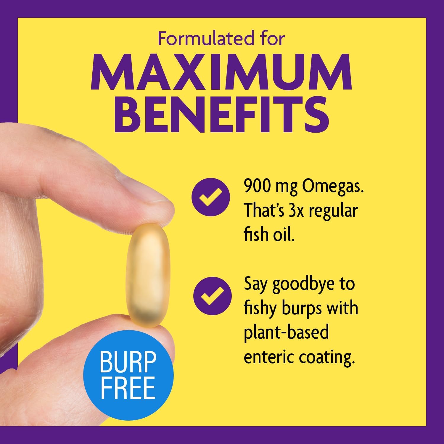 Choline Bitartrate & Triple Omega-3 Bundle - Memory, Mood, Brain Health - 100 Capsules & 200 Softgels. Boost Cognitive Function.