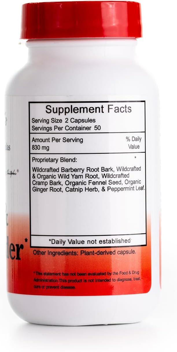 Christopher's Liver & Gallbladder Formula Capsules - Natural Gallbladder Supplements for Digestion with Enzymes & Herbs
