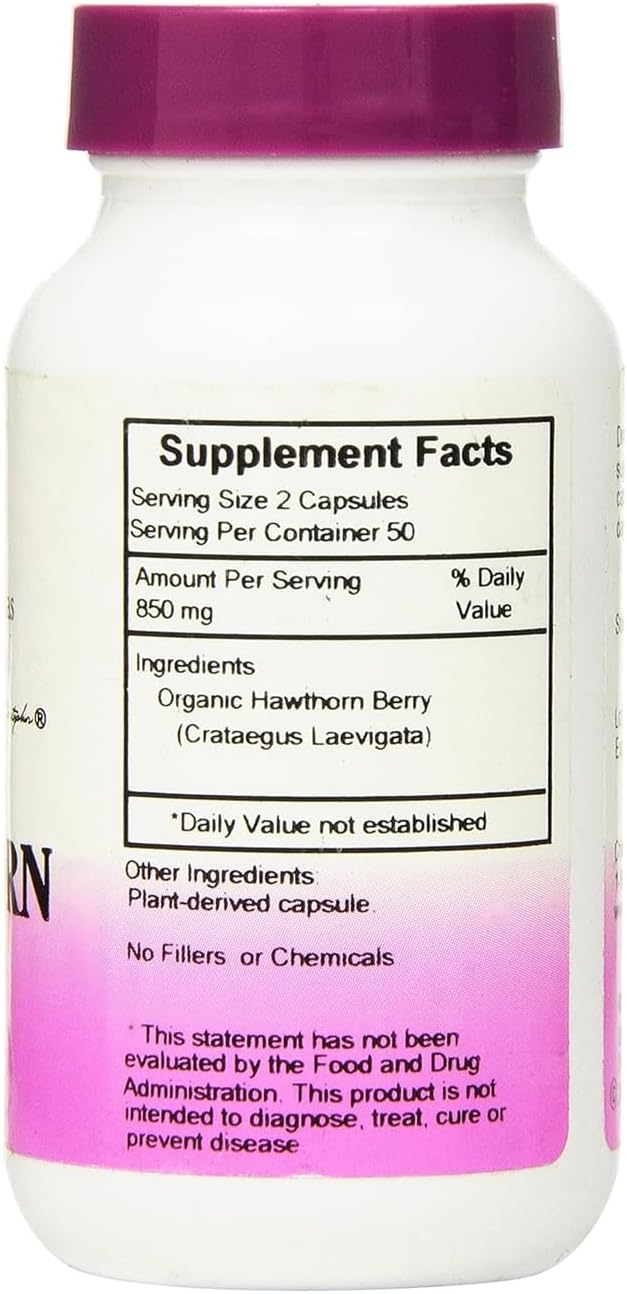 Christopher's Original Formulas Hawthorn Berry Capsules - Heart & Cardiovascular Wellness Support - 100 Capsules