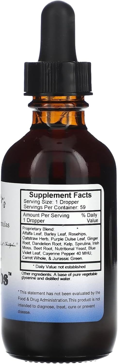 Christopher's Original Formulas Vitalerbs Extract - Nutrient-Rich Herbal Supplement - 2 oz Bottle