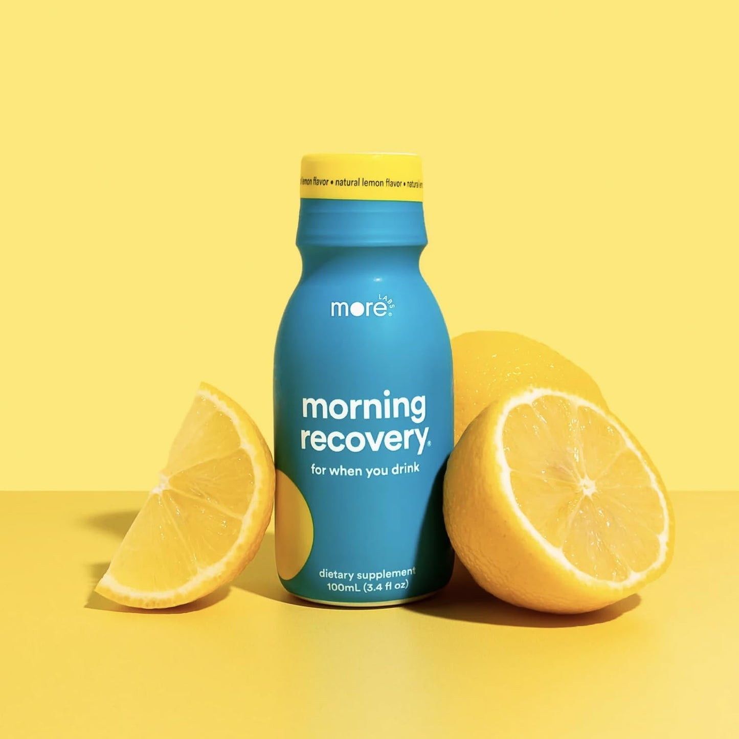 ChromaCast More Labs Morning Recovery Orange Mango Electrolyte Drink 15 Pack - Hydrate While Drinking - Liquid DHM Formula with Milk Thistle