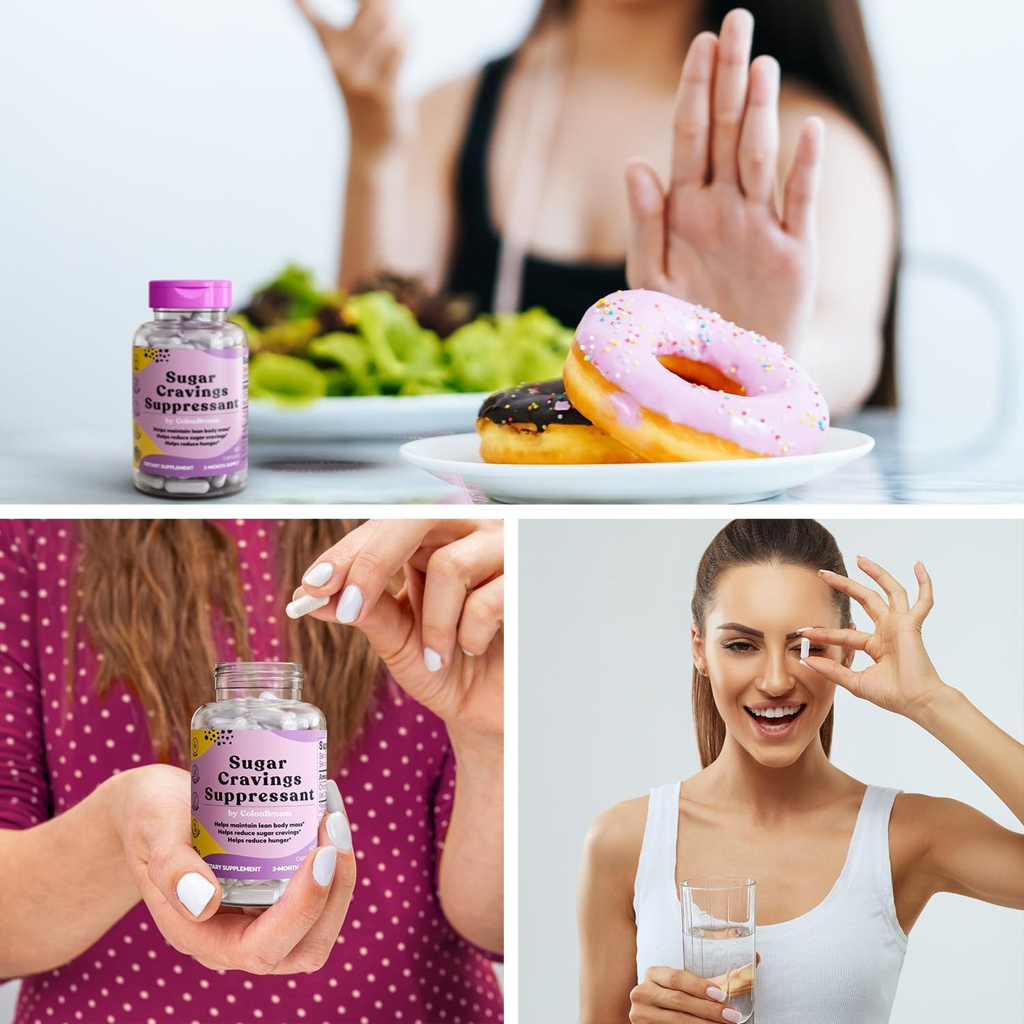 Chromium Picolinate 200mcg Capsules - Natural Sugar Craving Suppressant - Vegan, Gluten Free, Non-GMO - 60 Count