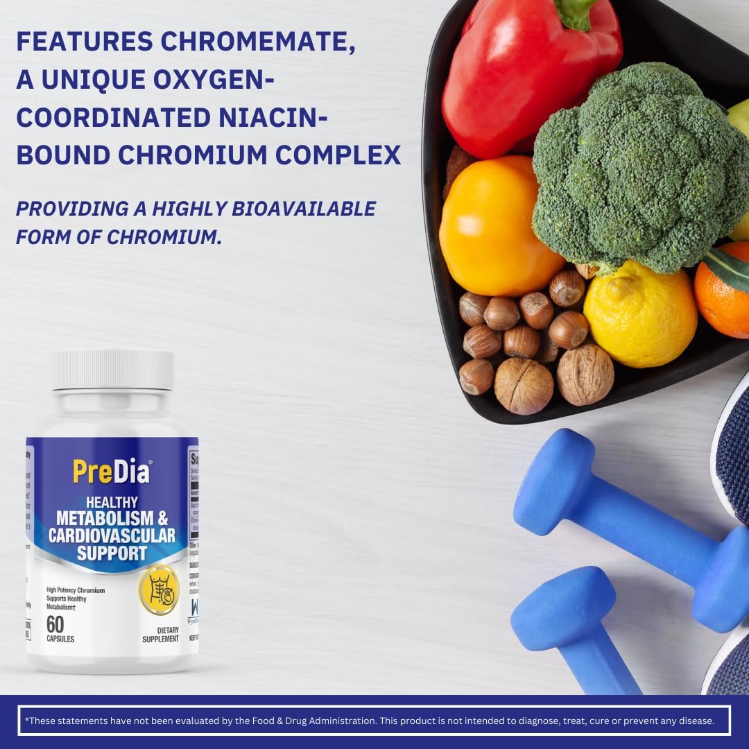 Chromium Supplement for Healthy Metabolism and Cardiovascular Support - PreDia