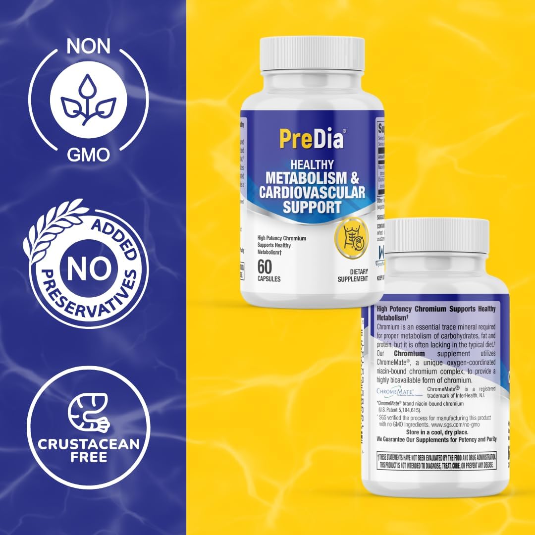 Chromium Supplement for Healthy Metabolism and Cardiovascular Support - PreDia